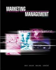 Cover of: Marketing Management by Jr., Harper W Boyd, Orville C. Walker, John Mullins, Jean-Claude Larreche