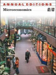 Cover of: Annual Editions Microeconomics 2002-2003 (Annual Editions) by Don Cole