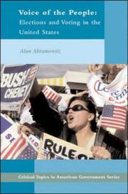 Cover of: Voice of the People : Elections and Voting in the United States