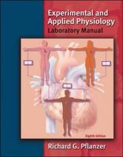 Cover of: Experimental and Applied Physiology Laboratory Manual