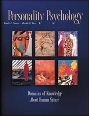 Cover of: Personality W/ Power Web by Randall J. Larsen, David M. Buss