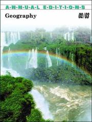 Cover of: Geography 2002-2003 (Annual Editions : Geography)