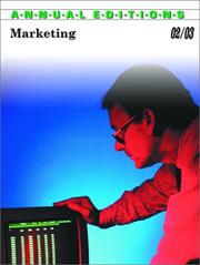 Cover of: Annual Editions: Marketing 02/03
