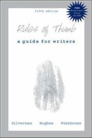 Cover of: Rules of Thumb with Electronic Tutor CD-ROM
