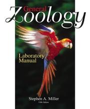 Cover of: General Zoology Laboratory Manual to accompany Zoology by Stephen A. Miller