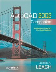 Cover of: AutoCAD 2002 Companion: Essentials of AutoCAD Plus Solid Modeing