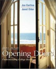 Cover of: Opening Doors w. Student CD-ROM by Joe Cortina, Janet Elder