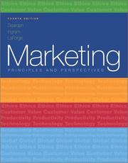 Cover of: Marketing, Principles & Perspectives by William O. Bearden, Raymond W. Laforge