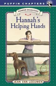 Cover of: Hannah's Helping Hands