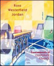 Cover of: Fundamentals of Corporate Finance Standard Edition w/Student CD ROM + PowerWeb + Standard & Poor's Educational Version of Market Insight by Stephen A Ross, Randolph W Westerfield, Bradford Dunson Jordan