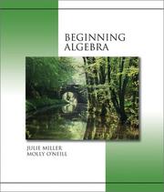 Beginning Algebra with SMART CD by Julie Miller, Molly O'Neill