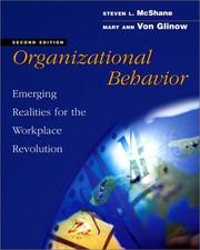 Cover of: Organizational Behavior with PowerWeb and Student CD by Steven L. McShane, Mary Ann Von Glinow, Steven L. McShane, Mary Ann Von Glinow