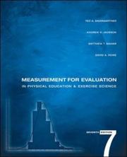 Cover of: Measurement for Evaluation in Physical Education and Exercise Science with PowerWeb Bind-in Passcard