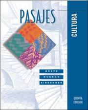 Cover of: Pasajes: Cultura with Listening Comprehension Audio CD