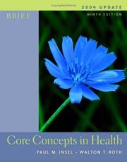 Cover of: Core Concepts in Health: With Powerweb