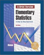 Cover of: MP: Elementary Statistics: A Brief Version with Interactive CD-ROM