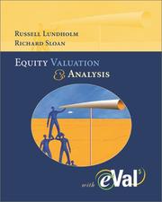 Cover of: Equity Valuation and Analysis With Eval