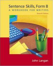 Cover of: Sentence Skills by John Langan