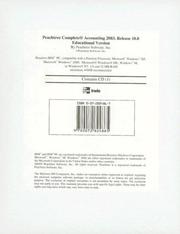 Cover of: Peachtree Complete Accounting 2003, Release 10.0 CD-ROM (Stand Alone)
