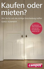 Kaufen oder mieten? by Gerd Kommer