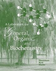 Cover of: Lab Manual by Henrickson to accompany General, Organic & Biochemistry by Charles H. Henrickson, Charles H. Henrickson