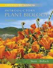 Cover of: Laboratory Manual to accompany Introductory Plant Biology