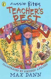 Cover of: Teacher's Pest (Aussie Bites) by Max Dann