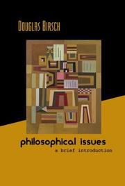 Cover of: Philosophical Issues: A Brief Introduction with Free Philosophy PowerWeb