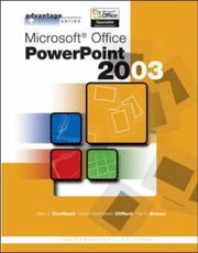 Cover of: Advantage Series: Microsoft Office PowerPoint 2003, Intro Edition (Advantage Series)