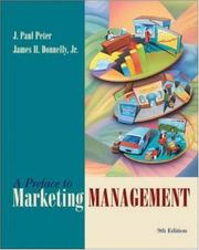 Cover of: Preface to Marketing Management  with PowerWeb