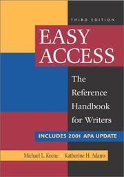 Cover of: Easy Access with 2002 APA Update