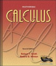 Cover of: Multivariable Calculus, Second Edition by Robert Thomas Smith, Roland B. Minton, Roland Minton