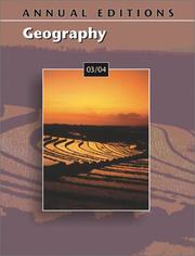 Cover of: Annual Editions: Geography 03/04