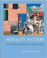 Cover of: Morality Matters by Jeffrey R. Di Leo