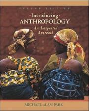 Cover of: Introducing Anthropology by Michael Alan Park