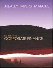 Cover of: Fundamentals of Corporate Finance + Student CD-ROM + Powerweb + Standard&Poor's Educational Version of Market Insight by Richard A. Brealey, Stewart C Myers, Alan J. Marcus, Richard Brealey, Stewart Myers, Alan Marcus