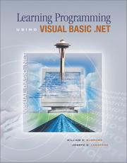 Cover of: Learning Programming Using Visual Basic .Net by Williams E. Burrows