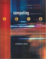 Cover of: Computing Essentials 2004 Intro w/ PowerWeb & Interactive Companion by Timothy J. O'Leary, Linda I O'Leary