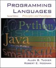 Cover of: Programming Languages by Allen B. Tucker, Robert Noonan