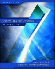 Cover of: Advanced Strategies in Taxation, Fourth Edition