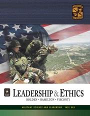 Cover of: MSL 302 Leadership and Ethics Textbook by ROTC Cadet Command