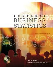 Cover of: Complete Business Statistics (McGraw-Hill/Irwin Series Operations and Decision Sciences)