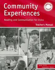 Cover of: Community Experiences by Lynda Terrill
