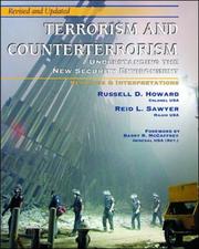 Cover of: Terrorism and Counterterrorism by Russell D. Howard, Reid L. Sawyer