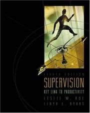 Cover of: Supervision: Key Link to Productivity with Management Skill Booster Passcard