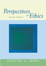 Cover of: Perspectives on Ethics with Free Ethics PowerWeb by Judith Boss