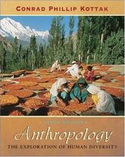 Cover of: Anthropology by Conrad Phillip Kottak, Conrad Kottak