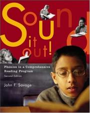 Cover of: Sound It Out! Phonics in a Comprehensive Reading Program with Phonics Tutorial CD-ROM by John F Savage, John Savage