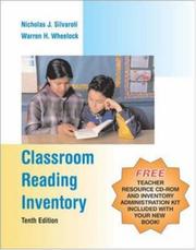 Cover of: Classroom Reading Inventory with Teacher Resource CD-ROM and Inventory Administration Kit