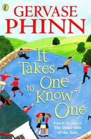 Cover of: It Takes One to Know One (Puffin Poetry)